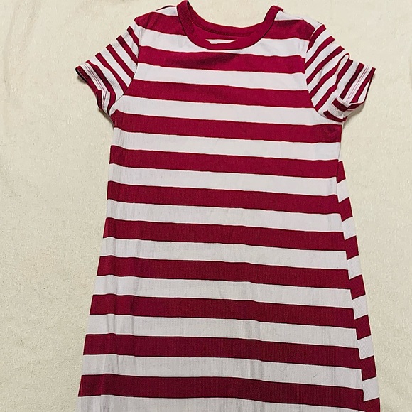 SMALL, red and white stripped body con dress! - Picture 1 of 2
